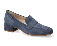 chaussure mephisto mocassins josephine bleu jean